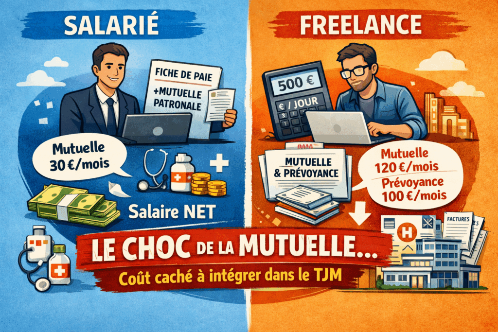 Le choc des mutuelles salariat vs freelance