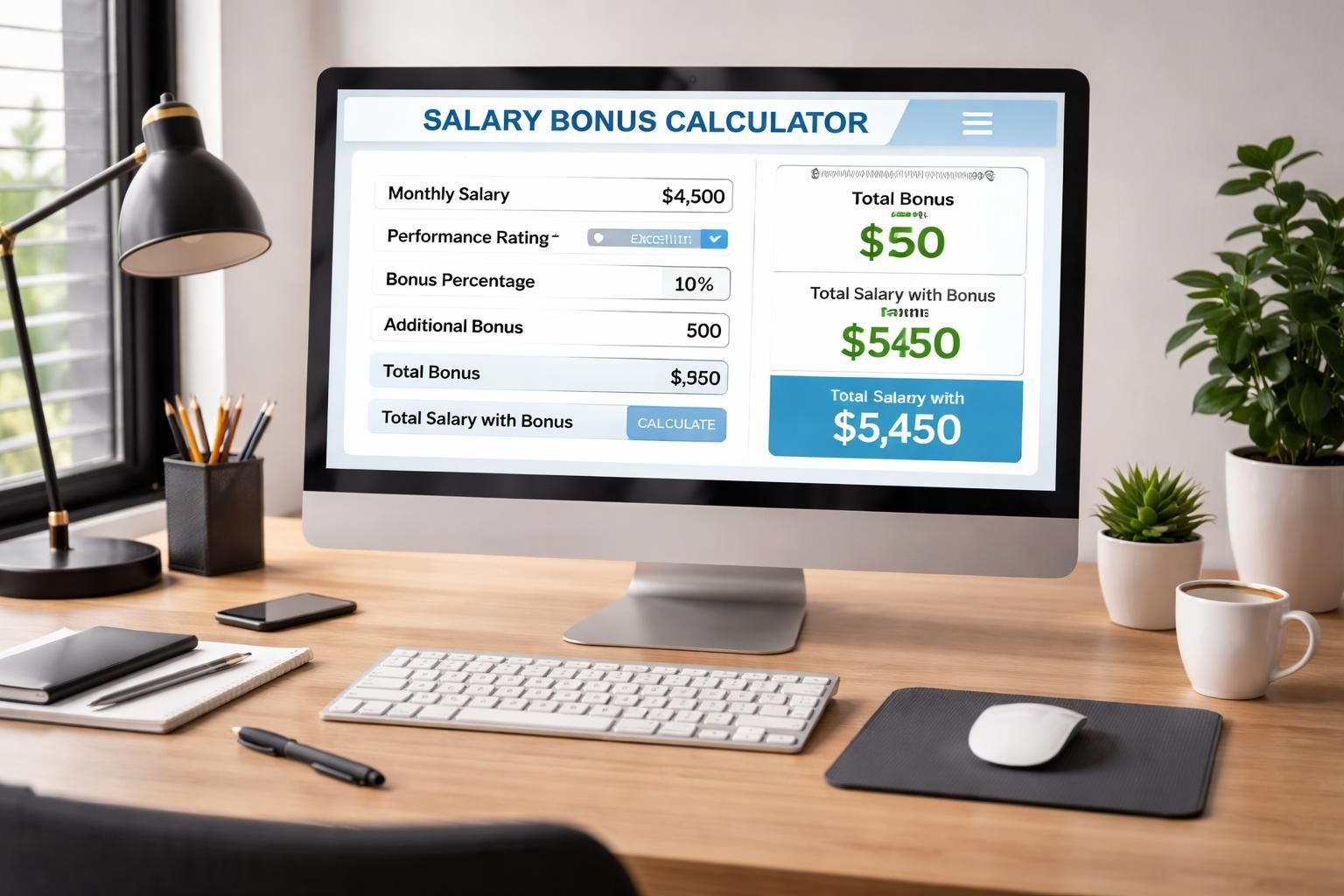 utilisez notre calculateur de bonus salaire complet pour optimiser facilement les primes de vos employés et maximiser leur motivation.